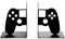 Balvi Boekensteun Videogame houder controller zwart metaal