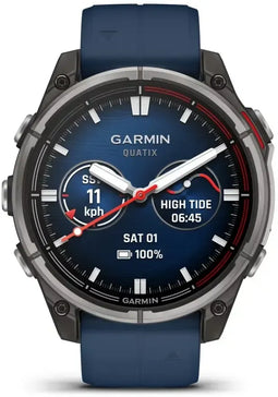 Garmin Quatix 8 - Zeilhorloge - Duikgeschikt tot 40m - Blauw