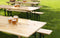 Biertafel - 220x50cm - 28mm Blad - Gelakt - VEBA 30050