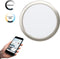 EGLO connect.z Fueva-Z - Smart Inbouwlamp - Dimbaar - Ø 21,6 cm - Grijs/Wit