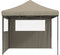 vidaXL - Partytent - inklapbaar - pop-up - met - 2 - zijwanden - taupe
