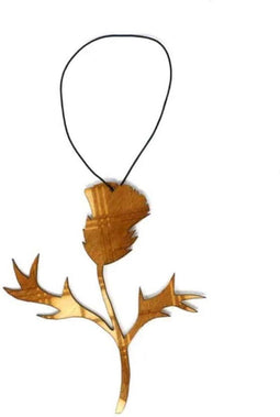 Kerstboomhanger distel tartan - Caroline Wolfe Murray