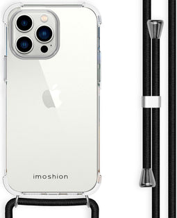 imoshion Hoesje Geschikt voor iPhone 14 Pro Max Hoesje Met Koord - imoshion Backcover met koord - Transparant