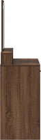 vidaXL - Bruin - Eiken - H - Dressingtafel - met - Lades, - 79x41x140 - cm