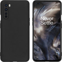 iMoshion Hoesje Geschikt voor OnePlus Nord Hoesje Siliconen - iMoshion Color Backcover - Zwart