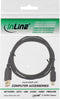 InLine 2m USB 2.0 kabel - Type A-B mini - Vergulde contacten - Zwart