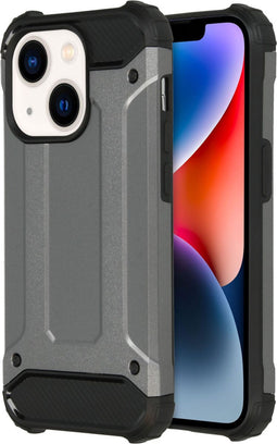 iMoshion Hoesje Geschikt voor iPhone 14 Pro Hoesje - iMoshion Rugged Xtreme Backcover - Donkergrijs