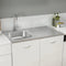 vidaXL - Gootsteen - met - afvoerset - 1000x500x155 - mm - roestvrij - staal - zilver
