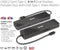 Club 3D CSV-1584 - 6-in-1 Dual Displays Portable Dock - USB3.2 Gen2 Type-C 4K60Hz - Zwart