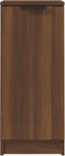 vidaXL - Dressoir - 30x30x70 - cm - bewerkt - hout - bruin - eikenkleur