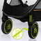 Lionelo Riya - Kinderwagen 2 in 1 - Wieg + Wandelwagen - XXL Zonnekap - Verstelbare Rugleuning - Roze Violet