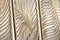 Wanddecoratie Home ESPRIT Gouden Blad van een plant 72 x 1,5 x 68 cm