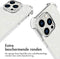 iMoshion Hoesje Geschikt voor iPhone 14 Pro Hoesje Met Koord - iMoshion Design Hoesje met Koord - Transparant / Butterfly