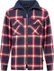 Life Line Peter Gevoerde Flanel Vest Heren Zwart/rood/wit Maat M