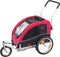 Trixie Joggerset - Fietskar Large - 360 graden zwenkwiel - Rood/Zwart