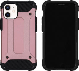 iMoshion Hoesje Geschikt voor iPhone 12 Mini Hoesje - iMoshion Rugged Xtreme Backcover - Rosé