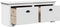 vidaXL - Gangbank - BODO - 114x40x45 - cm - wit