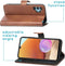 imoshion Samsung Galaxy A32 - Luxe Bookcase - Ruimte voor 3 pasjes - Bruin