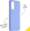 Accezz Hoesje Geschikt voor Samsung Galaxy S20 FE Hoesje Siliconen - Accezz Liquid Silicone Backcover - paars