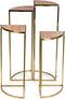 Bold Monkey The Perfect Cocktail bijzettafel - Goud
