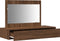 vidaXL - Wandkaptafel - in - Bruin - Eiken - 100x40x70 - cm