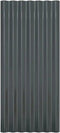 vidaXL - Dakpanelen - 36 - st - 80x36 - cm - gepoedercoat - staal - antracietkleurig