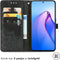 iMoshion Hoesje Geschikt voor Oppo Reno 8 Pro 5G Hoesje Met Pasjeshouder - iMoshion Mandala Bookcase - Zwart