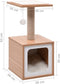 vidaXL - Kattenkrabpaal - met - sisal - krabmat - 62 - cm