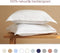Coco & Cici - Tencel Sateen Kussensloop 70 x 60 cm - Kussenhoes - Lyocell - Extra Zacht & 100% Natuurlijk - Wit
