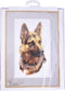 Thea Gouverneur - Borduurpakket met telpatroon - 934A - Voorgesorteerde DMC Garens - Herdershond - Aida - 24 cm x 33 cm - DIY Kit