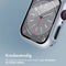 imoshion Screenprotector - Geschikt voor Apple Watch Series 7 / 8 / 9 - 45mm - Full Cover Hard Case / Beschermend Hoesje - Zilver