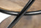 HSM Collection Salontafel Tower - ø43 cm - mangohout/ijzer