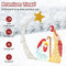 Coast Verlichte Kerststal Heilige Familie - 140 LED - 145 x 151 cm - Zilver