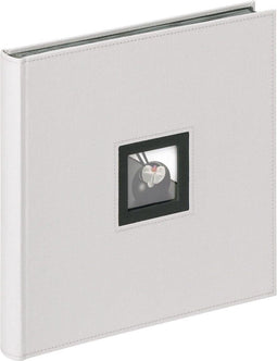 Walther Design FA-217-G Black & White - Fotoalbum - 30 x 30 cm - Grijs - 50 pagina's