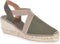 Toni Pons Tona - Dames Espadrilles - Suède - Khaki - Maat 35