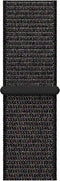 Nylon Smartwatch bandje - Geschikt voor Garmin Vivoactive 4s nylon band - 40mm - zwart - Strap-it Horlogeband / Polsband / Armband