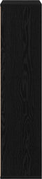 vidaXL - Boekenkast - Zwart - Eiken - 50x25x105 - cm - Bewerkt - Hout