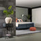 WallArt - 32 - st - Tegel - Bowen - leer - schaduwgrijs