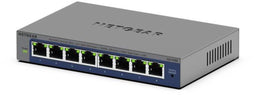 Netgear GS108Ev4 - Managed Netwerkswitch - 8x Gigabit Ethernet - VLAN QoS IGMP-snooping