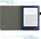 imoshion E-reader Hoesje - Geschikt voor Amazon Kindle 10 - Vegan Leather Bookcase - Donkerblauw