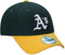 New Era The League Baseball Athletics Cap - Sportcap - Pet - Groen/Geel - One size