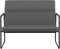 vidaXL - Bankje - 100x64x80 - cm - kunstleer - grijs