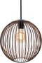 EGLO Almanzora - Hanglamp - Ø 32 cm - Zwart/Koper