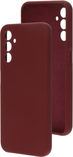 Mobiparts Silicone Cover - Samsung Galaxy A14 (2023) 5G - Soft-touch - Plum Red