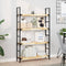 vidaXL - Wandschap - zwevend - 80x20x4 - cm - onbehandeld - massief - acaciahout