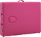 vidaXL - Massagetafel - inklapbaar - 3 - zones - aluminum - roze