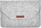 imoshion Vilten Soft Laptop Sleeve - Laptop Hoes geschikt voor 13 / 13.3 / 13.6 / 14 / 14.2 inch - Grijs