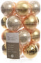 Decoris kerstballen - 20 stuks - 6cm - glas
