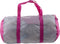 Avento Sporttas - Opvouwbaar tot pocketformaat - Wit/Fuchsia/Grijs