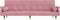 vidaXL - Slaapbank - met - kussens - fluweel - roze